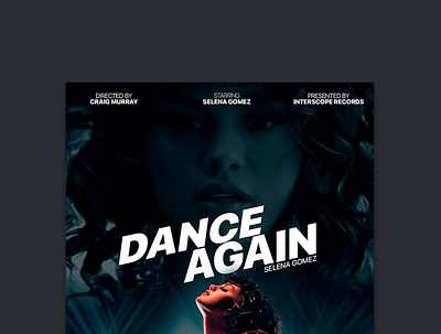 DANCE AGAIN MUSIC VIDEO POSTER art branding design illustration intagram poster poster a day poster art poster design posters social media design socialmedia typography