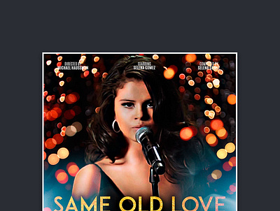 SAME OLD LOVE MUSIC VIDEO POSTER art branding design illustration poster poster a day poster art poster design posters social media design socialmedia