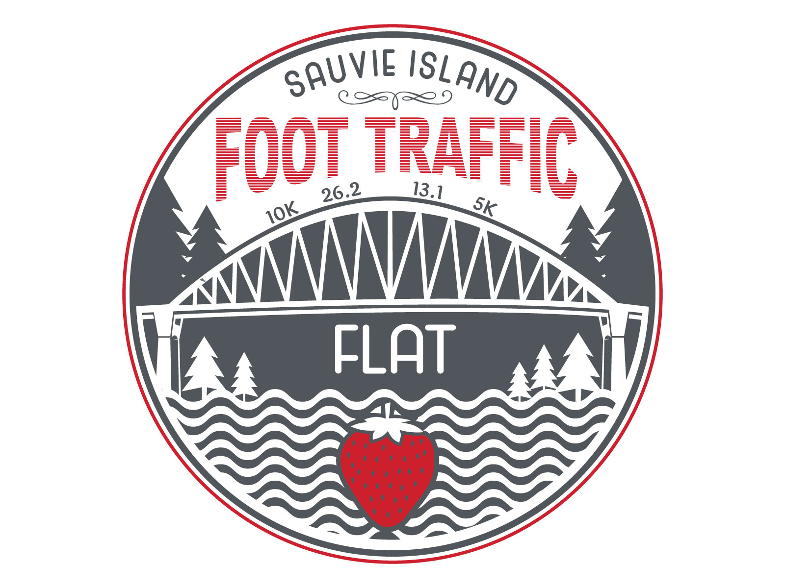 Sauvie Island Foot Traffic Flat by chris petersen on Dribbble