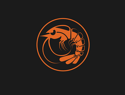 hardcore design illustration shrimp vector