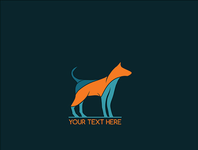 DOGSLICE branding design dog icon logo vector