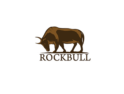 Rockbull branding bull design illustration logo