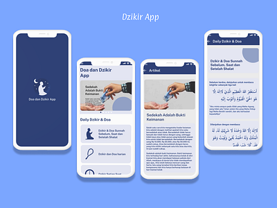 Dzikir App Design android design doa doa app dzikir dzikir app iphone ui