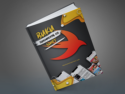 Swift Fundamental Book Mockup 3d animation book branding design graphic design illustration ios logo motion graphics photoshop swift ui vector