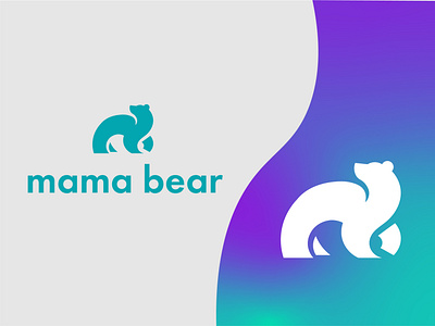 Bear logo design branding design flat illustrator logo logodesign logos logotype minimal vector