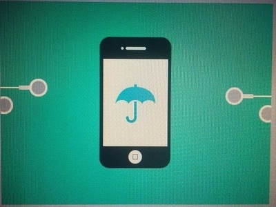 iPhone headphones iphone rain umbrella