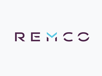 Remco font logo stencil type wordmark