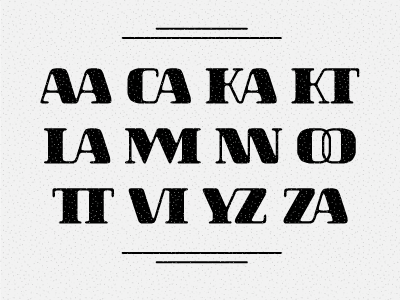Some capital ligatures black and white font ligature texture type typeface