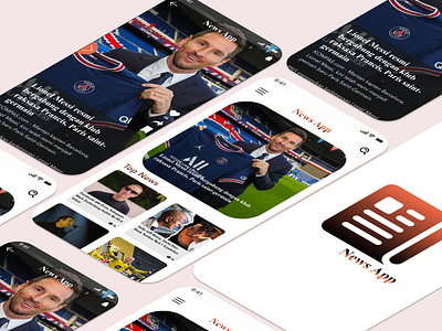 News App design app design ui