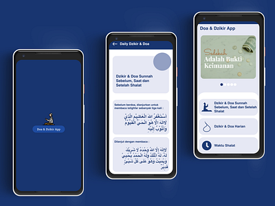 Doa & Dzikir App app design ui