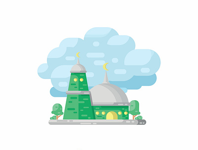 masjid animation branding design game art game design gameart games illustration vector
