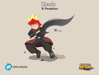 Kanda The Knight animation design game design gameart games illustration vector