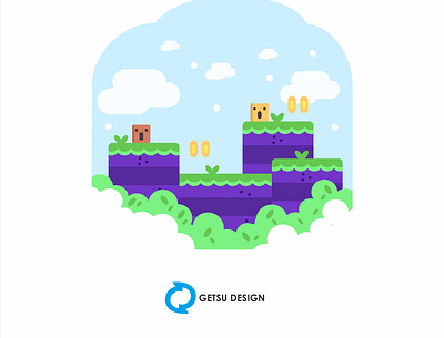 Game Enviroment animation design game art game design gameart illustration vector