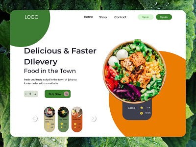 Food Order ; Delivery Website Design 🍕 3d animation branding design graphic design illustration logo motion graphics ui ux vector