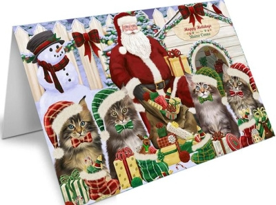 Dog Printed Greeting Cards For Christmas & Other Holidays