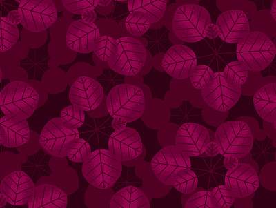 Smoke Bush Pattern floral illustration pattern pattern design surface design vector