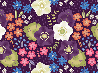 Floral Pattern floral illustration pattern pattern design surface design vector