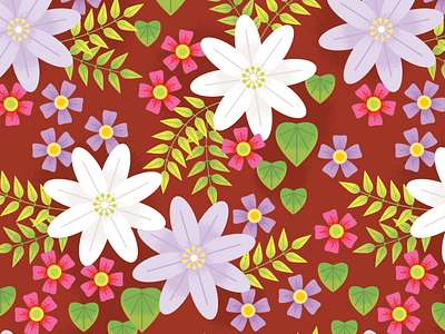 Soulflower Pattern design floral illustration pattern design surface design vector