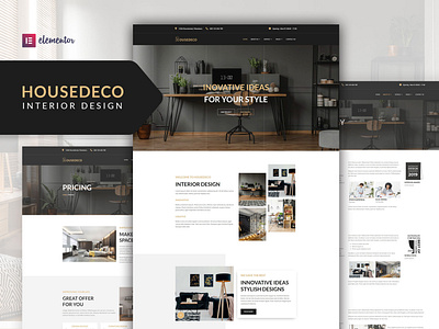 Housedeco Interior Design Web Template