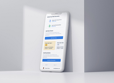 Investors dashboard for Raise app dashboard funding fundrasing investor mobile dashboard product design responsive ui ux visual design