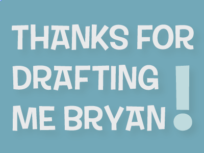 Thanks Bryan!