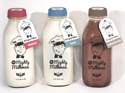 Milkman Update 1950s milk milkman