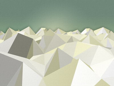 Mountains c4d landscape low poly