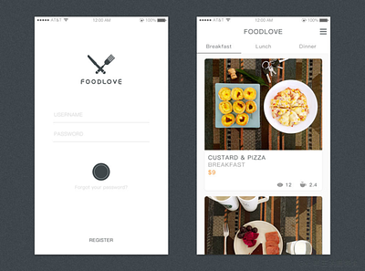 FOODLOVE ui