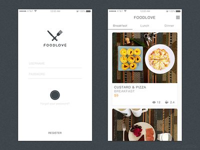 FOODLOVE ui