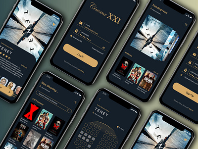 Cinema XXI Mobile Apps cashier cinema design mobile mobile app ui ux