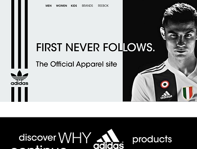Adidas Store adidas brand design store design ui ux