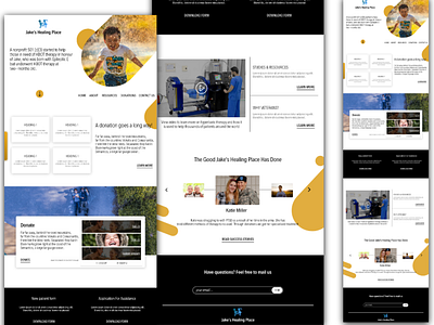 Jake's Healing Place america harare hbto non profit ui ux