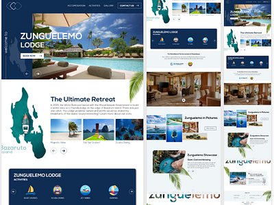 Zunguelemo Lodge Website Design Concept