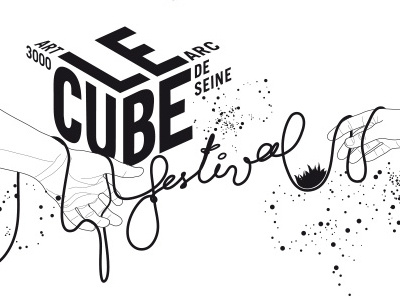 LE CUBE FESTIVAL LOGOTYPE logotype