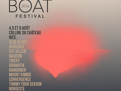 AXE BOAT FESTIVAL 01 artwork electro festival music poster