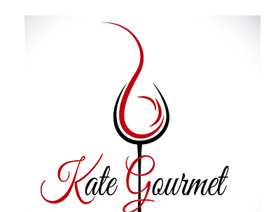 Logo _Kate Gourmet diseño diseño fotos fondo pantalla illustration ilustracion logo retoque web