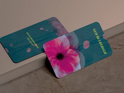 florista business card design