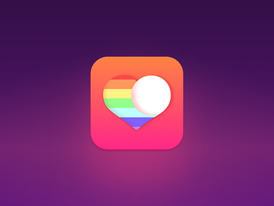 App Icon bright design icon pride rainbow vector