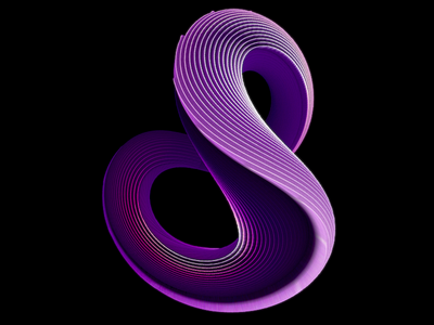 Swirl 3d abstract animation c4d hud illustration logo motion graphics space