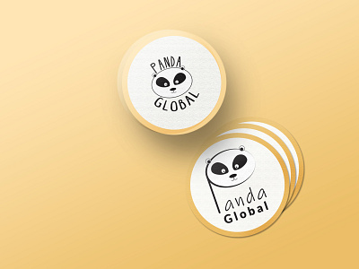 PANDA GLOBAL LOGO dailychallenge design illustration logo logo design