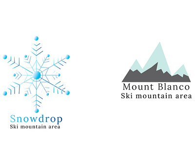 logo ski area dailychallenge design illustration logo design