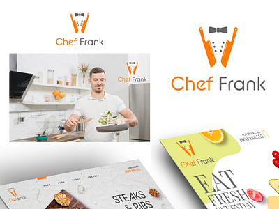 food logo design branding design flat logo logo design minimal typography vector