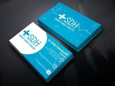 Business Card branding illustrator logo design typography