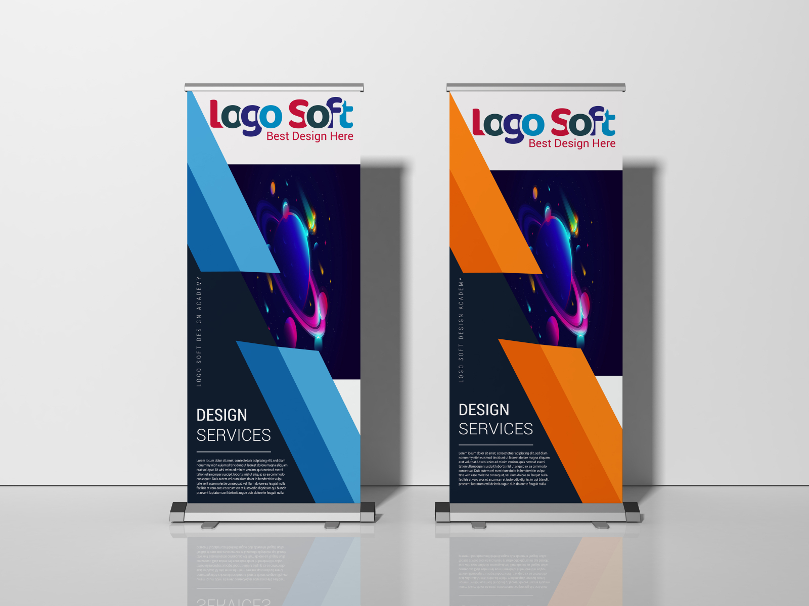 Stand Roll Up Banner by Design Expert on Dribbble