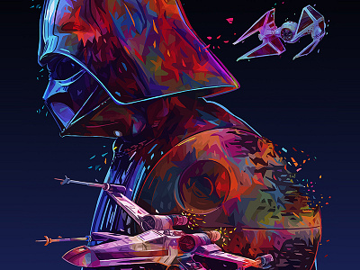 Star Wars Poster by Alessandro Pautasso on Dribbble