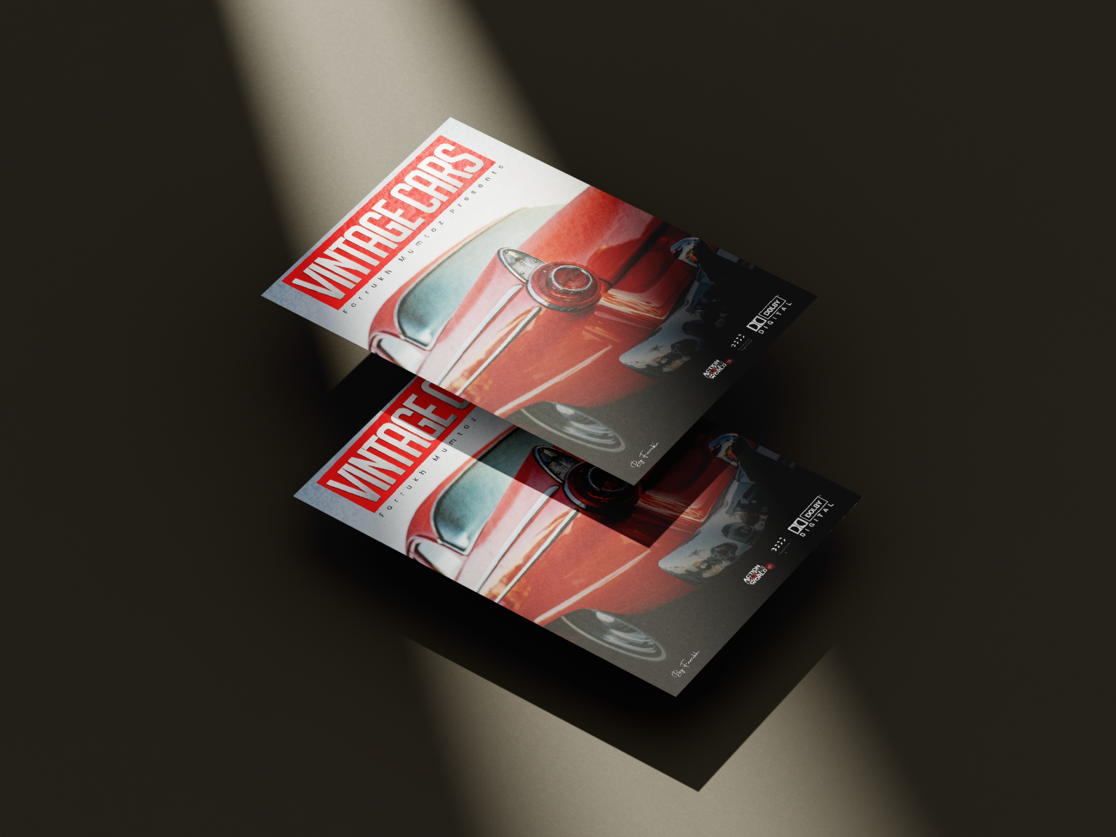 Vintage Car Poster Design by Farrukh Mumtaz on Dribbble