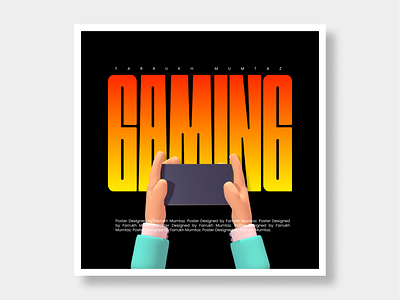 Gaming Poster Design by Farrukh Mumtaz design graphic graphic design graphicdesign poster poster design poster designer