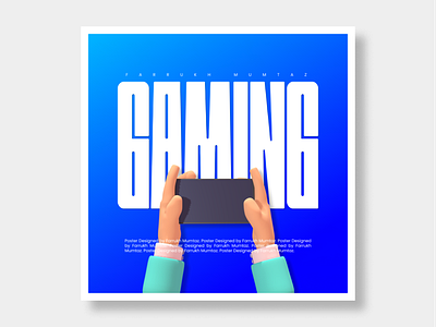 Gaming Poster Design by Farrukh Mumtaz design graphic graphic design graphicdesign illustration logo poster poster design poster designer ui
