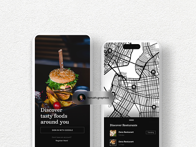 Food App UI Design branding ui