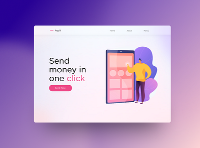 PayEE - Payment Website design graphic ui web design